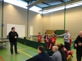 Bas spreekt het team toe